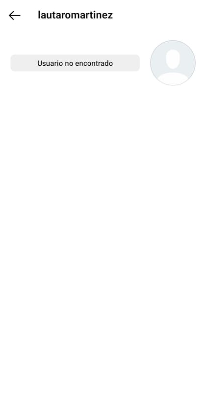 Durante algunas horas, Lautaro Martínez desapareció de Instagram (Foto: Captura de Instagram)