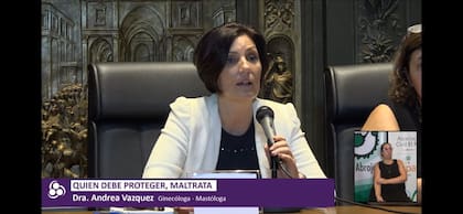 Durante años habló en congresos sobre violencia en la infancia