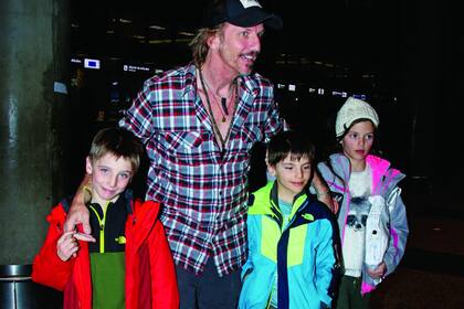 Durante cinco días, India y los mellizos Yaco y Moro se lucieron en las pistas de San Martín de los Andes