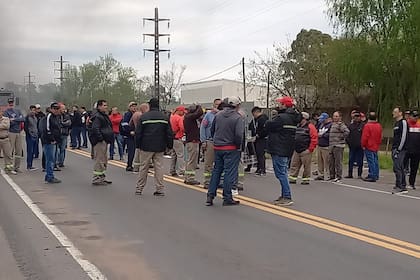 Durante el conflicto hubo protestas a la vera de la ruta nacional 33