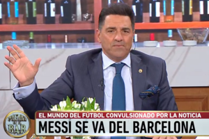 Fuerte cruce entre Recondo y Cormillot por la salida de Messi de Barcelona