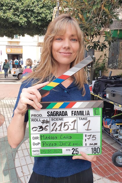 Durante el rodaje de la serie española "Sagrada familia", que estrenó su segunda temporada en Netflix el 17 de noviembre.