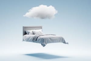 Con un pie en el sueño y el otro en la vigilia