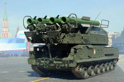 Durante el último desfile militar en la Plaza Roja, Rusia hizo ostentación de los misiles tierra-aire que posee