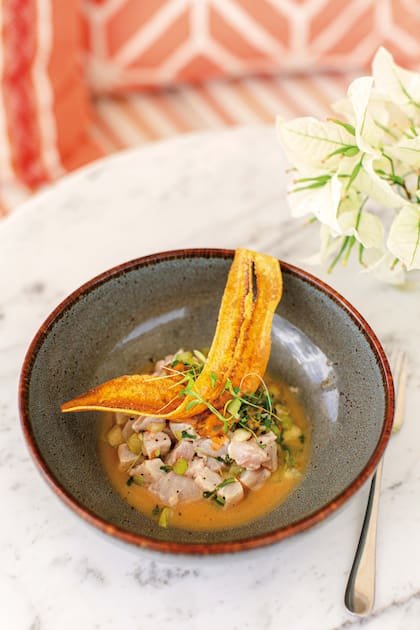 Durante el último "Festival de la Gastronomie", el producto estrella fue el plátano.