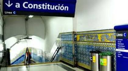 La estación Constitución de la Línea C estará cerrada hasta marzo por reformas
