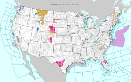 Durante este jueves comienza a organizarse un sistema tipo clipper proveniente de las Rocosas canadienses