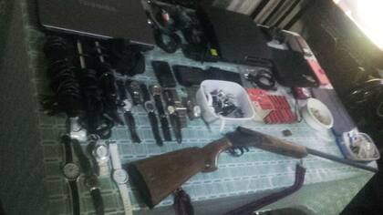 Durante la detención se incautaron armas de fuego