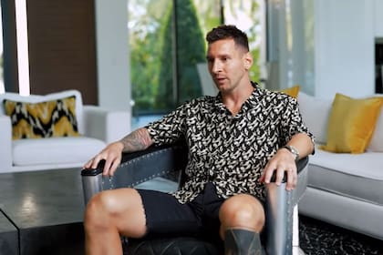 Durante la entrevista con Migue Granados, Messi habló de su familia, su futuro en la selección y su nueva vida en Miami