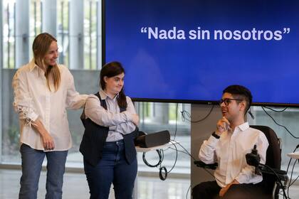 Durante la Expo Empleo Barrial edición Discapacidad que se realizó en noviembre