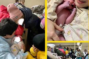 Ya son seis los bebés ucranianos que nacieron en refugios durante la invasión