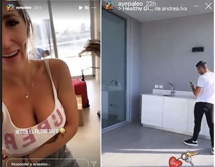 Durante la mudanza, Paleo mostró en las stories de Instagram el interior de la propiedad