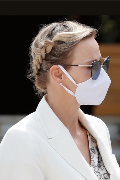 Durante la pandemia se dejó ver con una trenza en forma de corona.