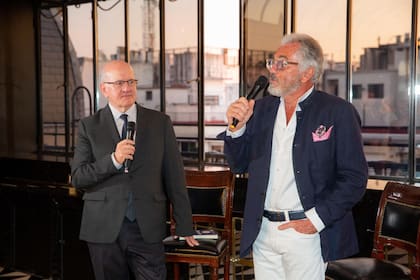 Durante la presentación de su libro