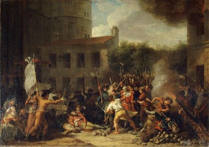Durante la Revolución francesa comenzó a tomar forma el lema republicano.