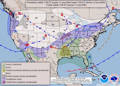 Durante la segunda mitad de la semana, continúan las preocupaciones por los efectos del clima extremo en EE.UU.