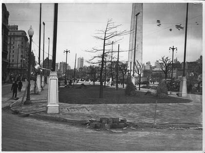 Durante la semana previa se plantaron diversas variedades de árboles en las plazoletas del recorrido.