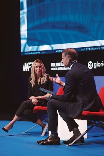 Durante la World Football Summit, el megaevento que se realizó en Sevilla y en donde se hizo el anuncio oficial de la venta de Gloria, la startup que fundó.