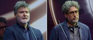 Mariano Cohn, Gastón Duprat y un tenso e incómodo momento “fuera de programa” en los Premios Sur