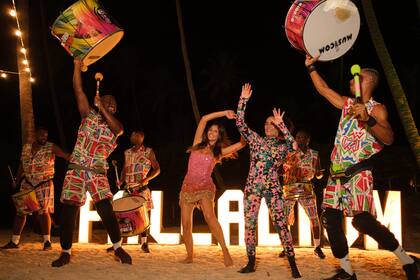 Durante su cumpleaños, Pampita volvió a demostrar su talento para la danza (Foto: Palladium Hotel Group / Grand Palladium Imbassaí Resort & Spa)