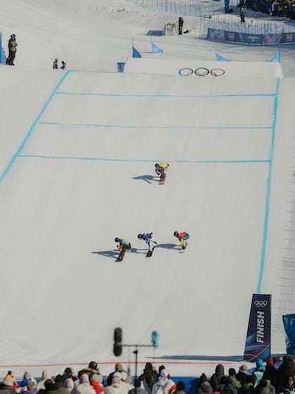 Durante su estadía, pudo disfrutar de varias de las competencias de los Juegos Olímpicos de Invierno (Foto: Instagram @zaira.nara)