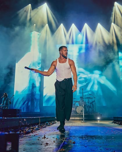 Durante su última presentación en Argentina, Dan Reynolds dio a conocer su fanatismo por Leo Messi