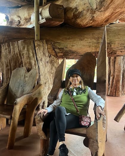 Durante su viaje también visitó La Aripuca (Foto: Instagram @soymarcelatinayre)