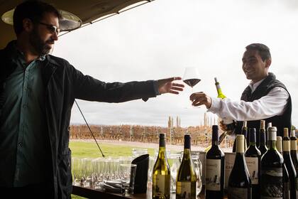 Durante toda la velada se degustaron los vinos premiados del la bodega Zuccardi