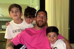 Messi sorprendió a todos al revelar cuál de sus tres hijos es más parecido a él