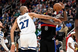Duren guía a Pistons a triunfo ante Timberwolves, 113-108 en duelo sin sus astros respectivos