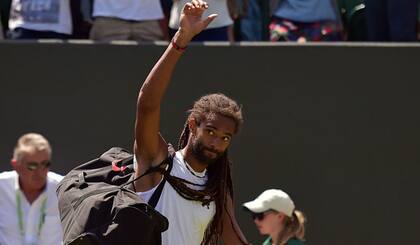 Dustin Brown se despidió del torneo británico