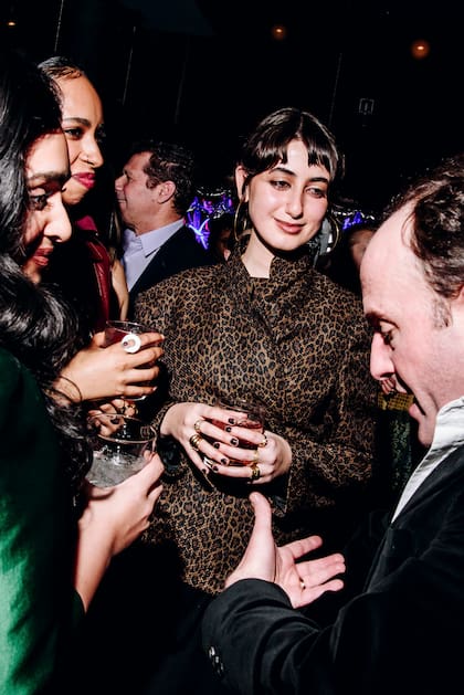 Duwaji en la fiesta del Whitney Museum art de New York