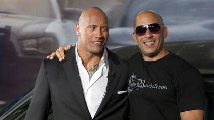 Dwayne Johnson y Vin Diesel, en otros tiempos