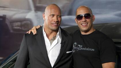 Dwayne Johnson y Vin Diesel, cómodos en la cabecera del ranking