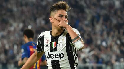 Dybala, el goleador de la noche en Turín