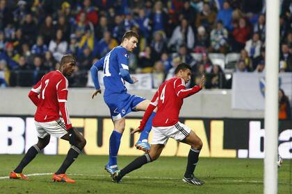 Dzeko, la figura de Bosnia, no puede