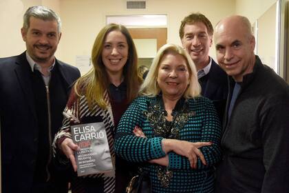 El equipo de Cambiemos dijo presente en la presentación del libro "Vida" en el Teatro San Martín