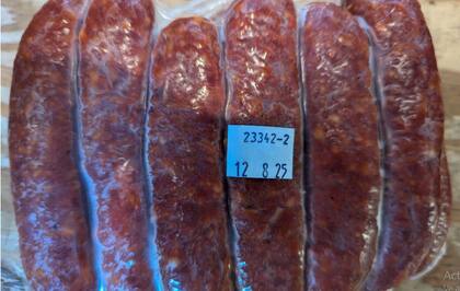 E l objeto del retiro llevan el número de establecimiento “EST. 6172″ dentro del sello de inspección del USDA (Imagen de FSIS)