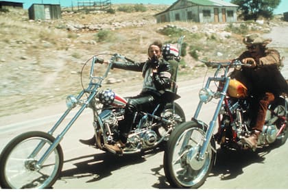 Las motos Harley Davidson, sinónimo del espíritu de libertad que emana la película 
