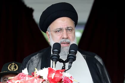 El presidente iraní, Ebrahim Raisi, en Teherán. (ATTA KENARE / AFP)