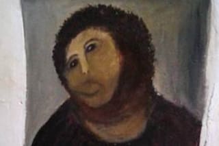 Murió la mujer que se hizo famosa por arruinar un cuadro: cuando los desastres en el arte terminan en milagros