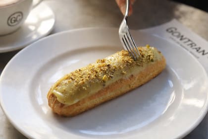 Éclair de pistacho en Gontran Cherrier