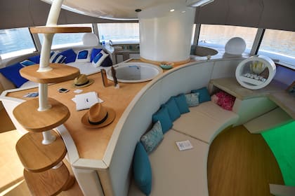 Flotantes, redondas, móviles, autónomas, con una vista completa de 360°y vista submarina, las habitaciones son de un diseño innovador