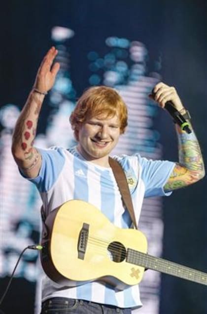 Ed Sheeran, en el Luna Park, en su primer visita al país