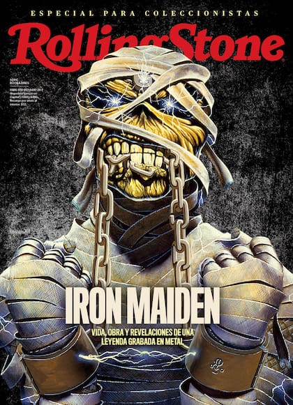 Eddie the Head en la tapa del bookazine de Rolling Stone.