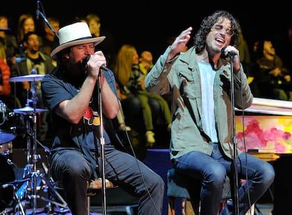 Eddie Vedder y Chris Cornell en 2014