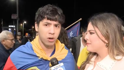 Edgar, un joven venezolano que estudia en Florida, en diálogo con Local 10