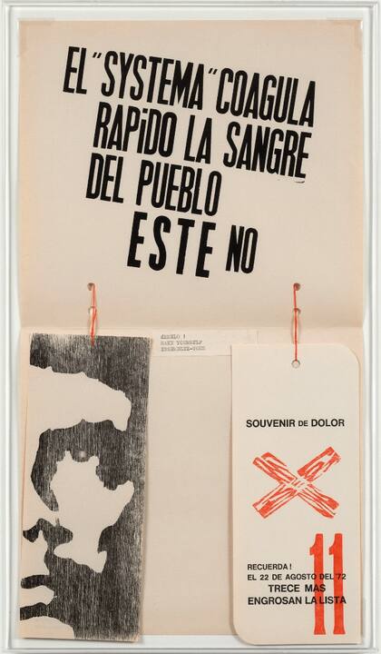 Edgardo Antonio Vigo, El "systema" coagula rápido la sangre del pueblo este no, 1972