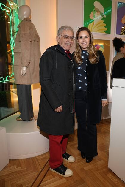 Edgardo Giménez con María Calcaterra.