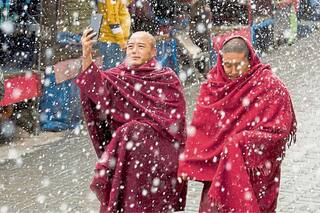 Una selfie en la nieve